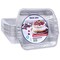 RICK USA: 8x8" Cake Pan With Handles- 25 Pack - Disposable Aluminum Foil, Multi-Purpose Baking-Cooking, Grill-Oven-Freezer-Dishwasher Safe, Recyclable